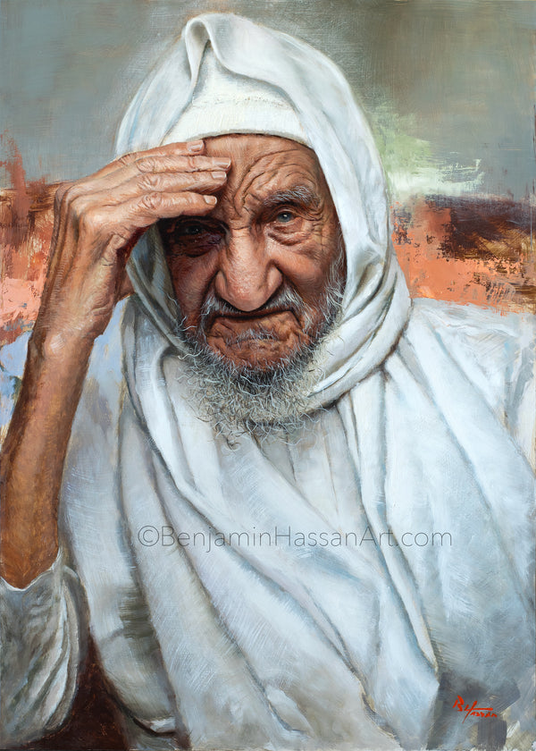 Gaze of the Baba Sali in White